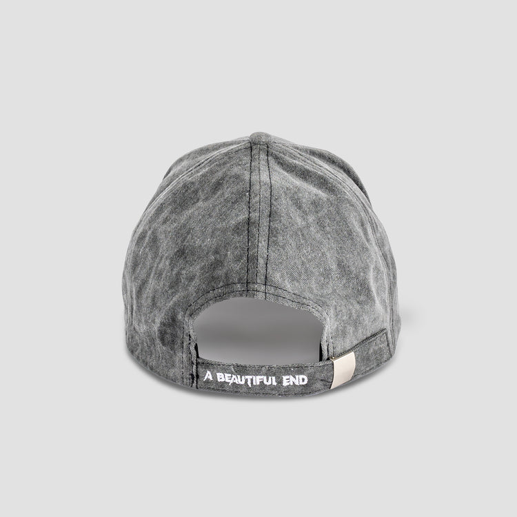 Destroyed Baseball Cap - Washed Black